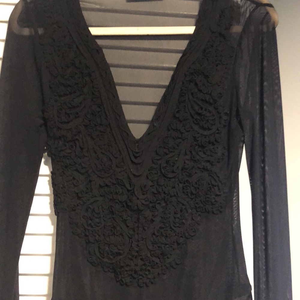 Black Mesh Onesie